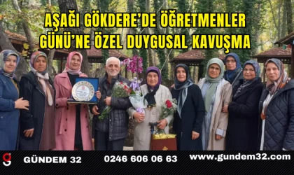 Aşağı Gökdere’de Öğretmenler Günü’ne Özel Duygusal Kavuşma