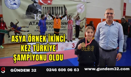 Asya Örnek İkinci Kez Türkiye Şampiyonu Oldu