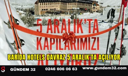 Barida Hotels Davraz 5 Aralık’ta Açılıyor