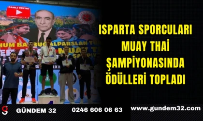 Isparta Sporcuları Muay Thai Şampiyonasında Ödülleri Topladı