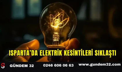 Isparta’da Elektrik Kesintileri Sıklaştı