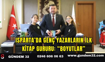 Isparta’da Genç Yazarların İlk Kitap Gururu: “Boyutlar”