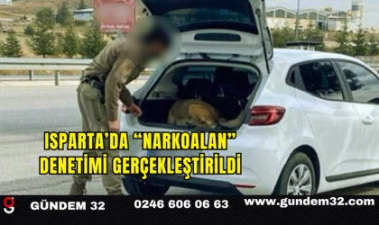 Isparta’da “Narkoalan” Denetimi Gerçekleştirildi