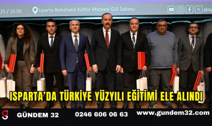 Isparta’da Türkiye Yüzyılı Eğitimi Ele Alındı