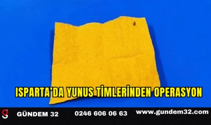 Isparta’da Yunus Timlerinden Operasyon