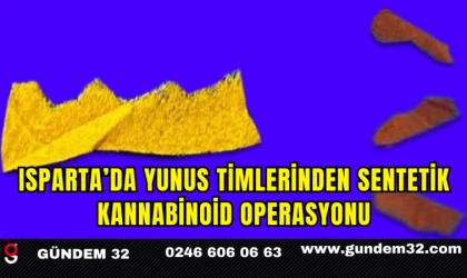 Isparta’da Yunus Timlerinden Sentetik Kannabinoid Operasyonu