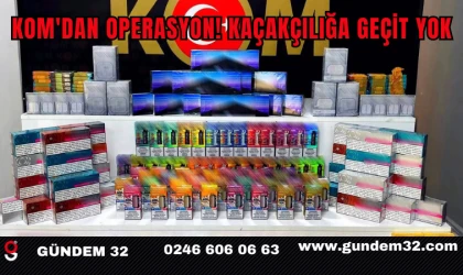 KOM'dan operasyon! Kaçakçılığa geçit yok