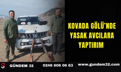 Kovada Gölü’nde Yasak Avcılara Yaptırım