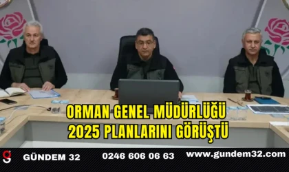 Orman Genel Müdürlüğü 2025 Planlarını Görüştü