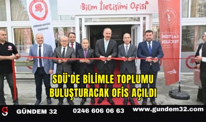 SDÜ’de Bilimle Toplumu Buluşturacak Ofis Açıldı