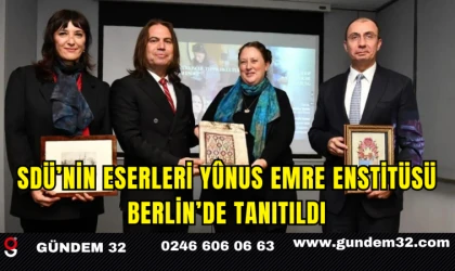 SDÜ’nin Eserleri Yûnus Emre Enstitüsü Berlin’de Tanıtıldı