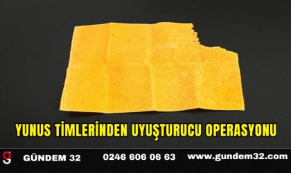 Yunus Timlerinden Uyuşturucu Operasyonu