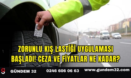 Zorunlu kış lastiği uygulaması başladı! Ceza ve fiyatlar ne kadar?