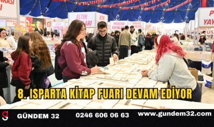 8. Isparta Kitap Fuarı devam ediyor