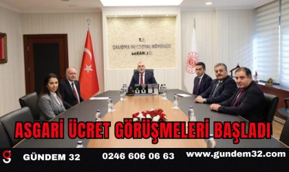Asgari ücret görüşmeleri başladı