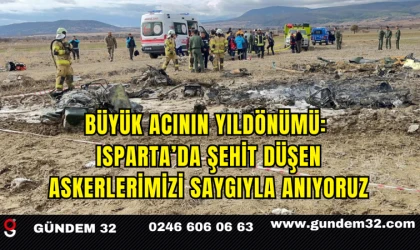 Büyük Acının Yıldönümü: Isparta’da Şehit Düşen Askerlerimizi Saygıyla Anıyoruz