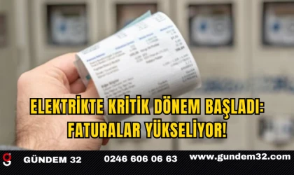 Elektrikte Kritik Dönem Başladı: Faturalar Yükseliyor!