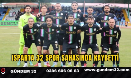 Isparta 32 Spor sahasında kaybetti