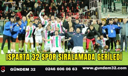 Isparta 32 Spor Sıralamada Geriledi
