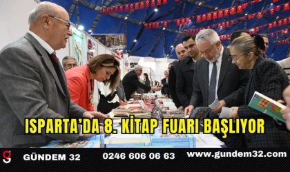 Isparta’da 8. Kitap Fuarı Başlıyor