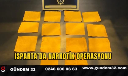 Isparta’da Narkotik Operasyonu