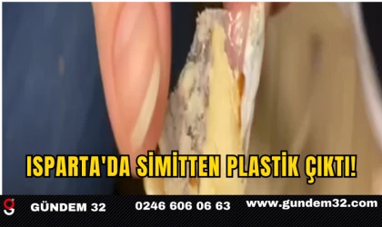 Isparta'da Simitten Plastik Çıktı!