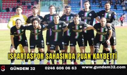 Ispartaspor Sahasında Puan Kaybetti