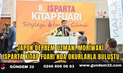 Japon Deprem Uzmanı Moriwaki Isparta Kitap Fuarı’nda Okurlarla Buluştu