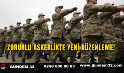 Zorunlu Askerlikte Yeni Düzenleme!