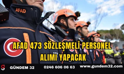 AFAD 473 Sözleşmeli Personel Alımı Yapacak