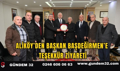 Aliköy’den Başkan Başdeğirmen’e Teşekkür Ziyareti