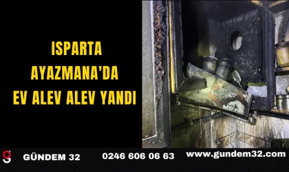 AYAZMANA'DA EV ALEV ALEV YANDI