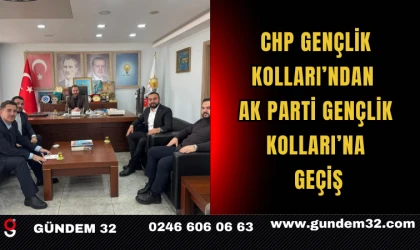 CHP Gençlik Kolları’ndan AK Parti Gençlik Kolları’na Geçiş