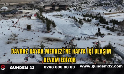 Davraz Kayak Merkezi’ne Hafta İçi Ulaşım Devam Ediyor