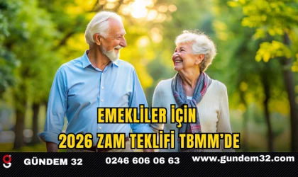 Emekliler İçin 2026 Zam Teklifi TBMM’de