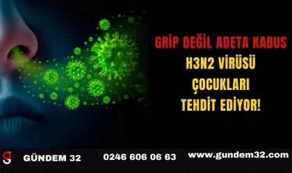 Grip Değil Adeta Kabus: H3N2 Virüsü Çocukları Tehdit Ediyor!