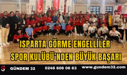 Isparta Görme Engelliler Spor Kulübü’nden Büyük Başarı