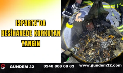 Isparta’da Besihanede Korkutan Yangın