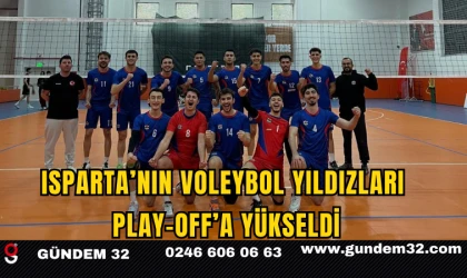 Isparta’nın Voleybol Yıldızları Play-Off’a Yükseldi