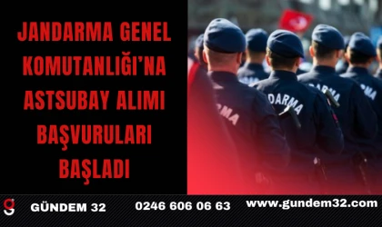 Jandarma Genel Komutanlığı’na Astsubay Alımı Başvuruları Başladı