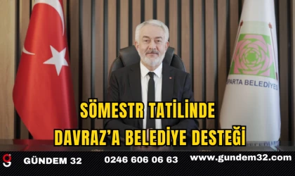 Sömestr Tatilinde Davraz’a Belediye Desteği