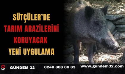 Sütçüler’de Tarım Arazilerini Koruyacak Yeni Uygulama