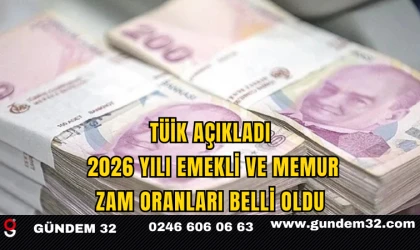 TÜİK Açıkladı: 2026 Yılı Emekli ve Memur Zam Oranları Belli Oldu