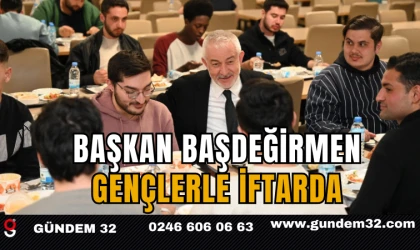 BAŞKAN BAŞDEĞİRMEN GENÇLERLE İFTARDA