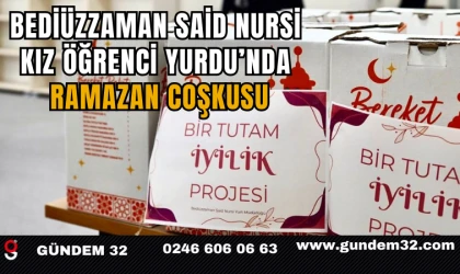 Bediüzzaman Said Nursi Kız Öğrenci Yurdu’nda Ramazan Coşkusu