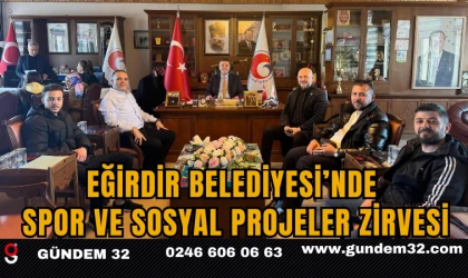Eğirdir Belediyesi’nde Spor ve Sosyal Projeler Zirvesi