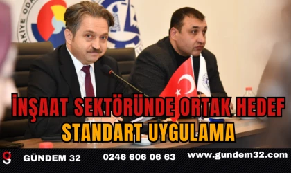 İNŞAAT SEKTÖRÜNDE ORTAK HEDEF: STANDART UYGULAMA