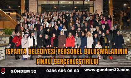 Isparta Belediyesi Personel Buluşmalarının Finali Gerçekleştirildi