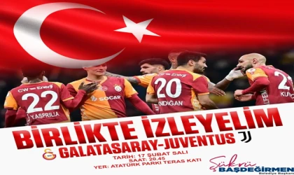 Isparta Belediyesi’nden Dev Ekran: Galatasaray–Juventus Maçı Hep Birlikte İzlenecek