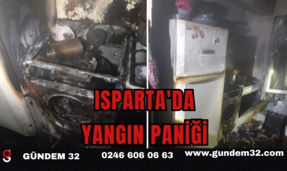 ISPARTA'DA YANGIN PANİĞİ